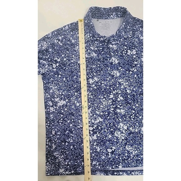 Mens Under Armour Golf Polo Shirt, XL, Purple Splatter - Picture 11 of 12